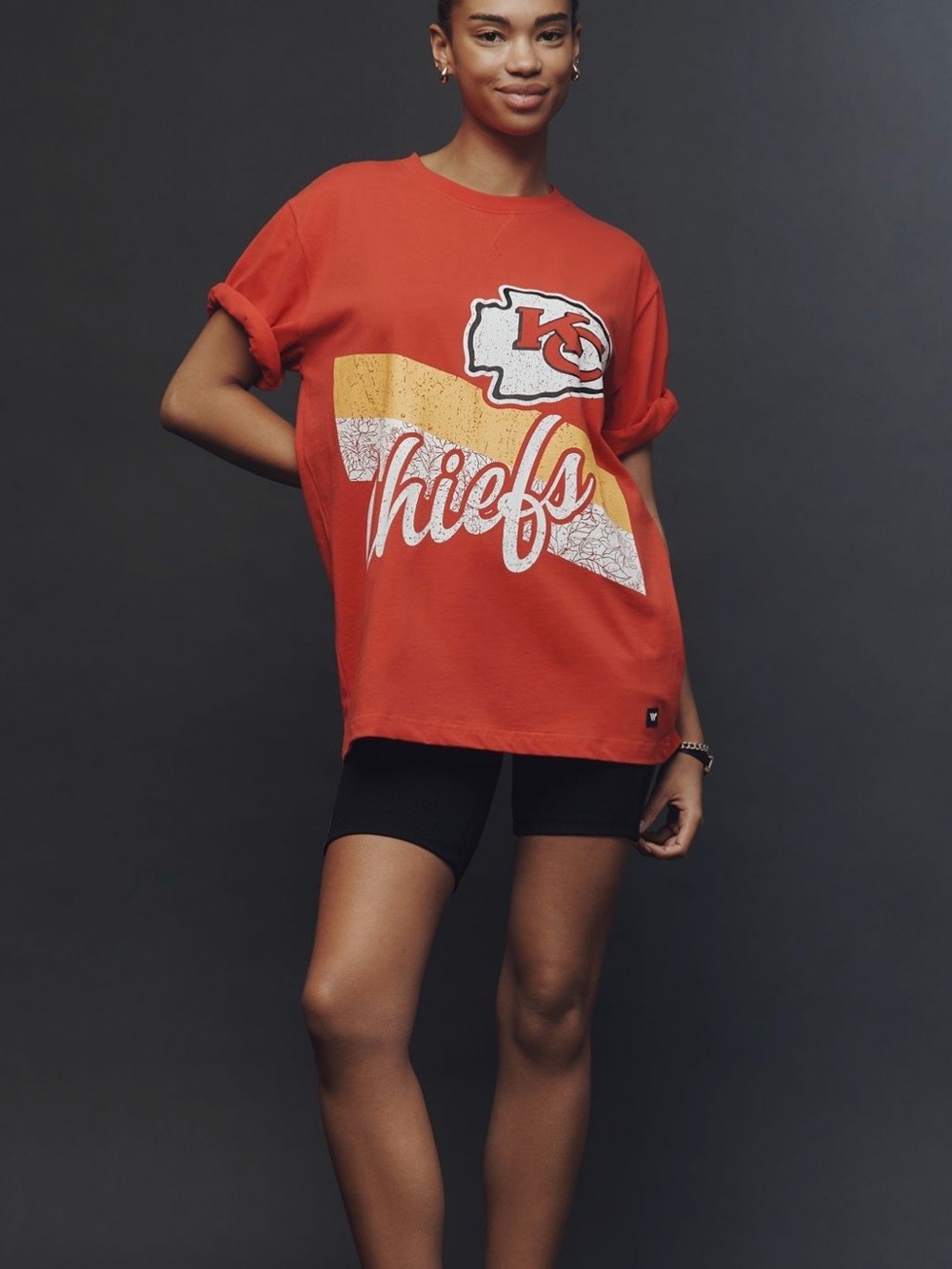 Kansas City Chiefs The Wild Collective x Anthropologie Graphic Tee - Sz XS - NWT